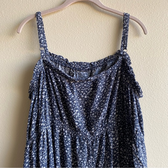 Universal Thread Blue Floral Maxi Dress - Picture 10 of 16